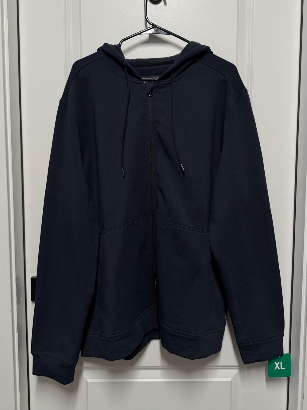 Mondetta Outdoor Project Navy Full Zip Fleece Hoodie XL Thick Performance Sweat